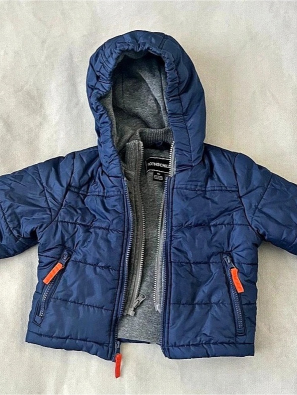 Rothschild Baby 18M Blue Puffer Jacket Like New